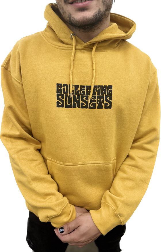 COLLECTING SUNSETS MUSTARD HOODIE